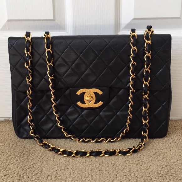 chanel large quilted bag